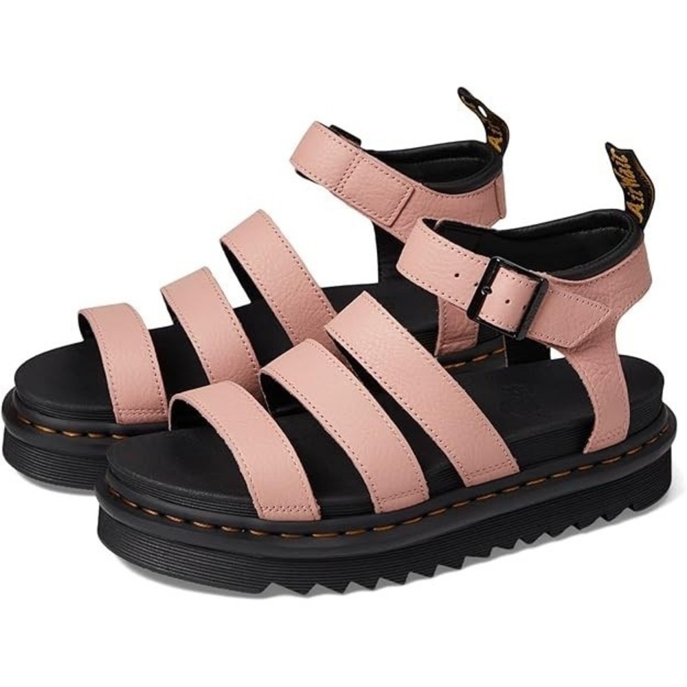 Dr. Martens Blaire Women's Size 9 Classic Leather Platform Sandals B MISSING LID - Picture 3 of 8